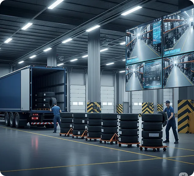 Before - Loading dock preparation